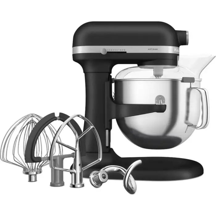 KitchenAid Impastatrice Planetaria Con Ciotola Sol­le­va­bi­le 6,6 L 5KSM70SHXEBK Imperial Black , 147435 , Immagine 5