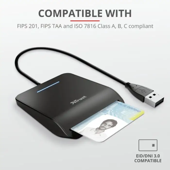Trust Primo lettore di card readers Interno CardBus+USB 2.0 Nero , 132022 , Immagine 3