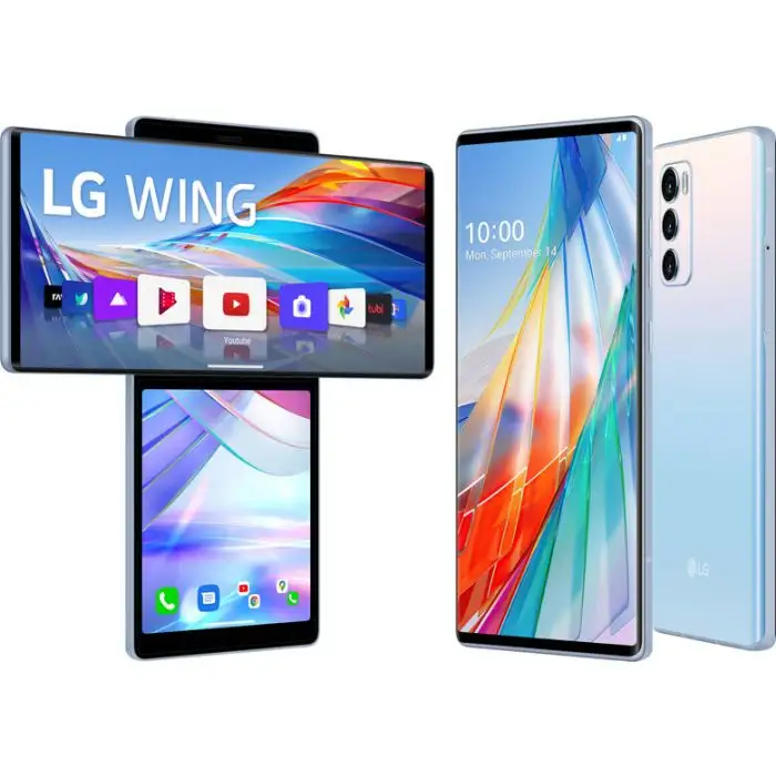 LG Wing 17,3 cm (6.8&quot;) Doppia SIM Android 10.0 5G USB tipo-C 8 GB 128 GB 4000 mAh Blu , Telefonia , 133011 , Immagine 7