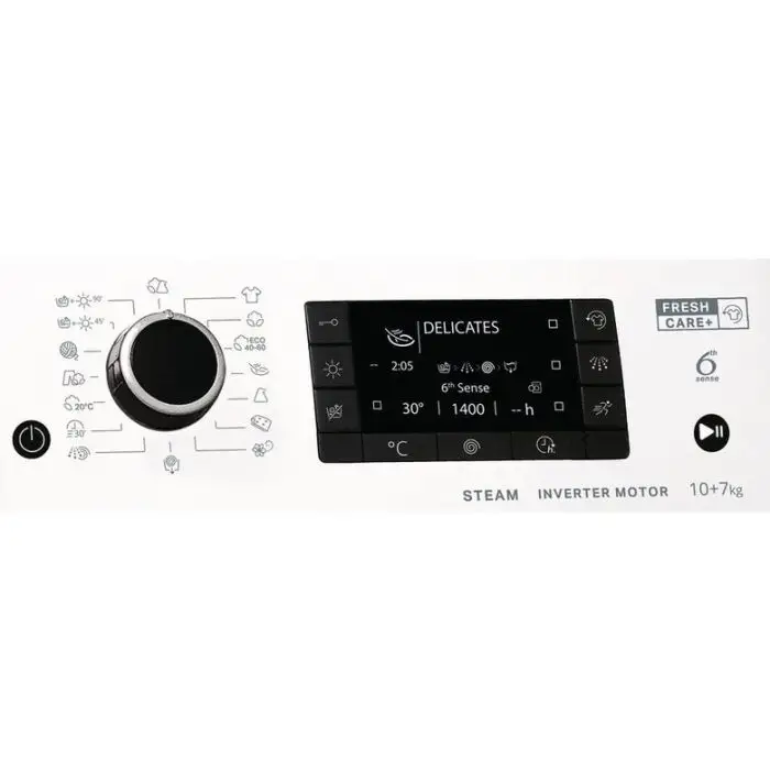 Whirlpool FWDD 1071682 WBV EU N lavasciuga Libera installazione Caricamento frontale Bianco E , 133268 , Immagine 3