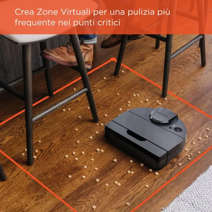 Neato Robotics D10 Aspirapolvere Robot capacità del contenitore raccogli polvere 0,7 L Argento , 133686 , Immagine 4
