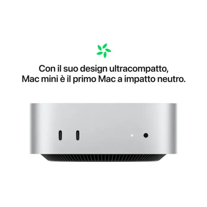 Apple Mac mini - Chip M4 10‑core CPU, 10‑core GPU, 24GB, 512GB SSD , 156439 , Immagine 5