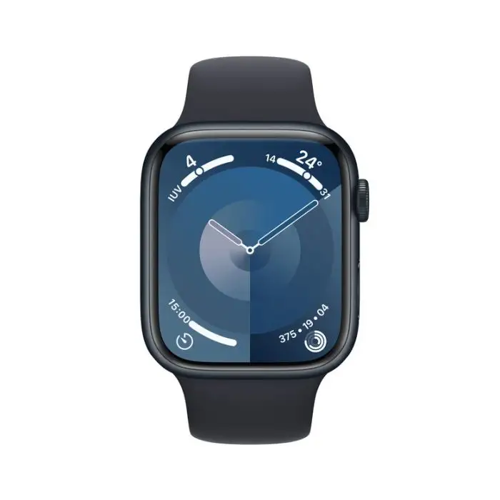 Apple Watch Series 9 GPS Cassa 45mm in Alluminio Mezzanotte con Cinturino Sport Loop Mezzanotte , 149754 , Immagine 2