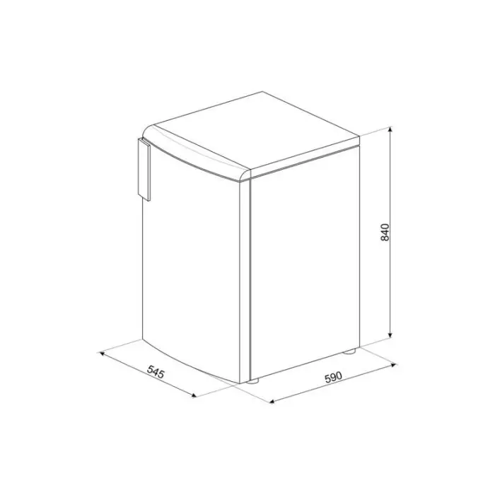 Smeg CV102F Congelatore Verticale a Libera Installazione Sottopiano 85 L F Bianco , 85515 , Immagine 2
