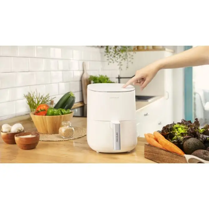 Cecotec CecoFry Deluxe Rapid Sun Singolo 2,5 L Indipendente 1400 W Friggitrice ad aria calda Bianco , 136248 , Immagine 9