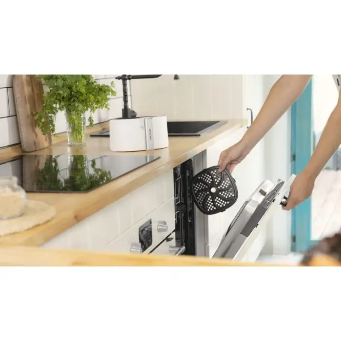 Cecotec CecoFry Deluxe Rapid Sun Singolo 2,5 L Indipendente 1400 W Friggitrice ad aria calda Bianco , 136248 , Immagine 6