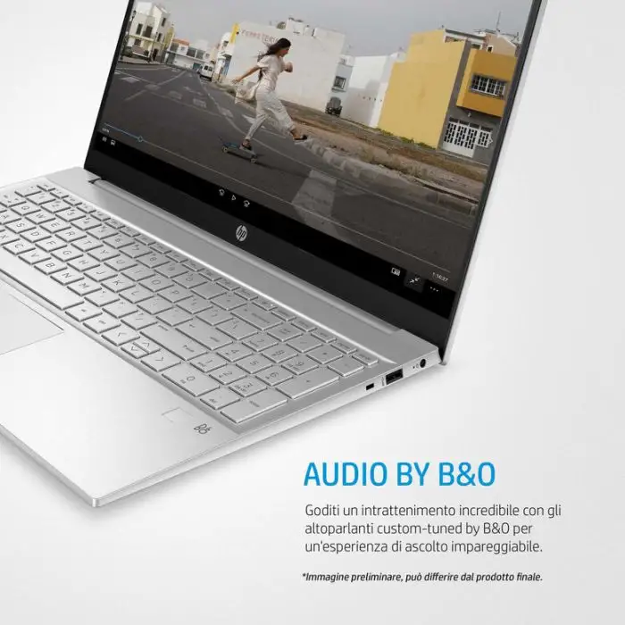 HP Pavilion 15-eh0018nl Computer portatile 39,6 cm (15.6&quot;) Full HD AMD Ryzen 7 12 GB DDR4-SDRAM 512 GB SSD Wi-Fi 5 (802.11ac) Windows 10 Home Argento , 137331 , Immagine 10
