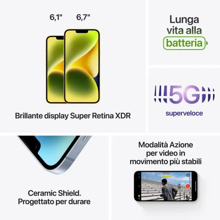 Apple iPhone 14 128GB Viola , 143501 , Immagine 7