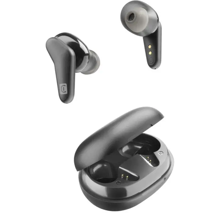Cellularline HARK Auricolari Bluetooth® stereo senza fili con custodia di ricarica Nero , 131530 , Immagine 2