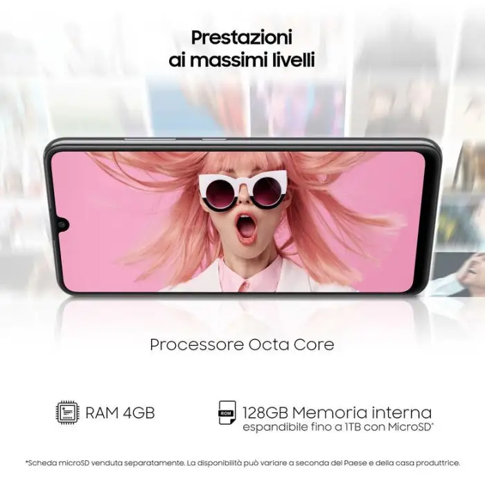 Samsung Galaxy A32 128GB Display 6.4” FHD+ Super AMOLED Awesome Black , 135237 , Immagine 6