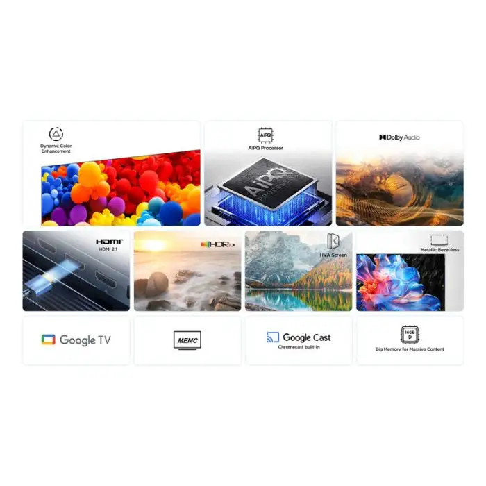 TCL P69K Serie Smart TV 4K Ultra HD 75&quot; 75P69K, Dolby Audio, HDR10+, Google TV , 158714 , Immagine 7