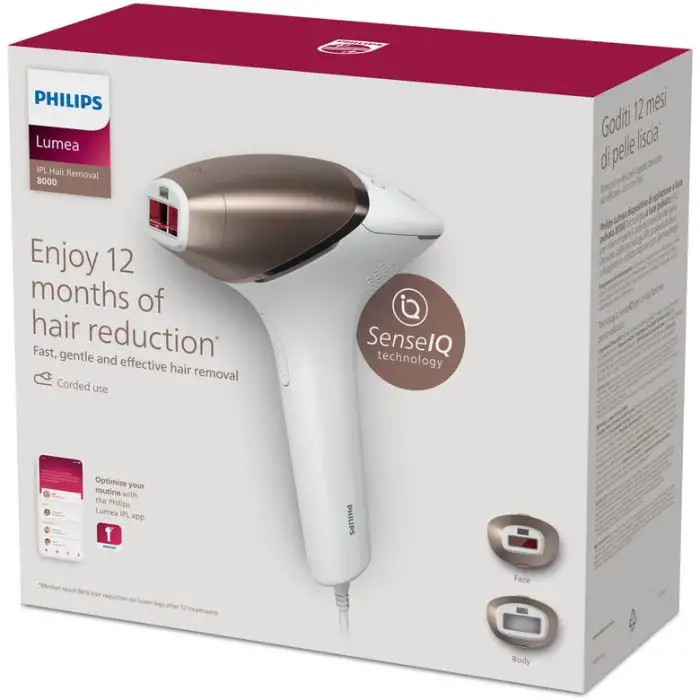 Philips Lumea Prestige Lumea IPL 8000 Series BRI945/00 Dispositivo di epilazione IPL con SenseIQ , 140367 , Immagine 5