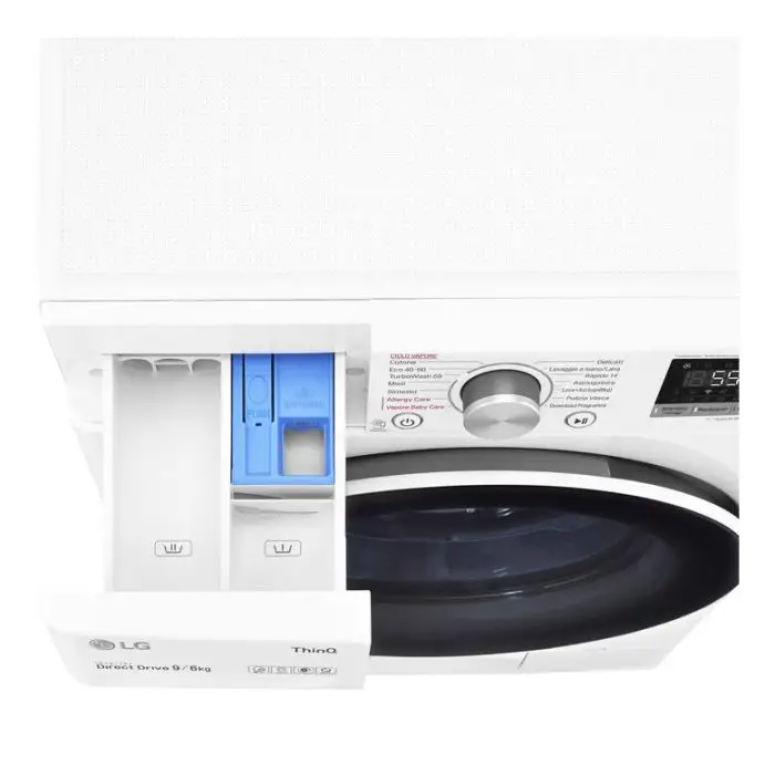 LG F4DV509H0E Lavasciuga Intelligente AIDD 9/6kg Vapore TurboWash 1400 Giri/min Carica frontale Classe E , 134159 , Immagine 7