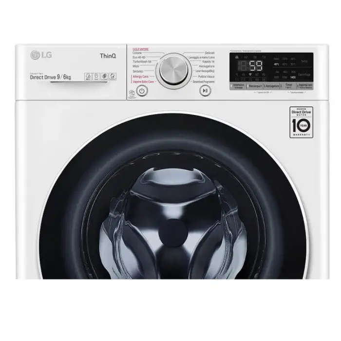 LG F4DV509H0E Lavasciuga Intelligente AIDD 9/6kg Vapore TurboWash 1400 Giri/min Carica frontale Classe E , 134159 , Immagine 6