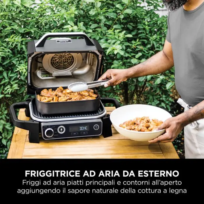 Ninja Barbecue elettrico Woodfire con affumicatore integrato OG701EU , 158128 , Immagine 10