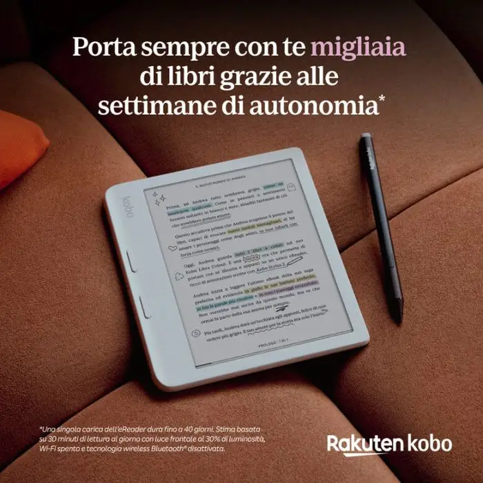 Rakuten Kobo Libra Colour lettore e-book Touch screen 32 GB Wi-Fi Nero , 153393 , Immagine 27