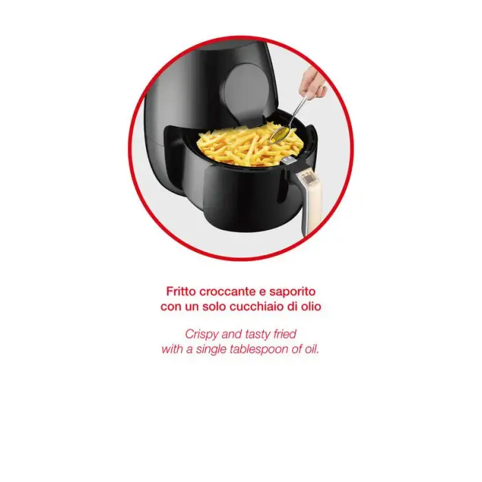 Ardes Eldorada Maxi Singolo 5 L Indipendente 1450 W Friggitrice ad aria calda Nero , 135101 , Immagine 5