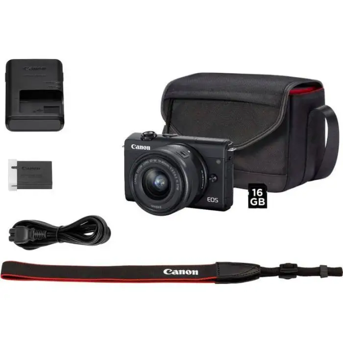 Canon EOS M200 BK M15-45 S+SB130+16GB EU MILC 24,1 MP CMOS 6000 x 4000 Pixel Nero , 135460 , Immagine 13