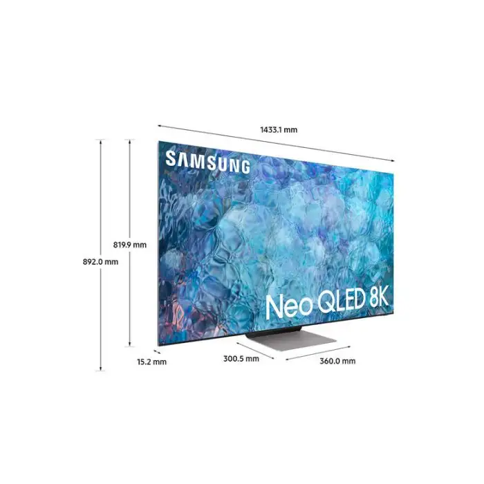Samsung Series 9 TV Neo QLED 8K 65” QE65QN900A Smart TV Wi-Fi Stainless Steel 2021 , 136124 , Immagine 3