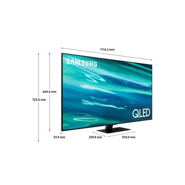 Samsung Series 8 TV QLED 4K 50” QE50Q80A Smart TV Wi-Fi Carbon Silver 2021 , 135533 , Immagine 3
