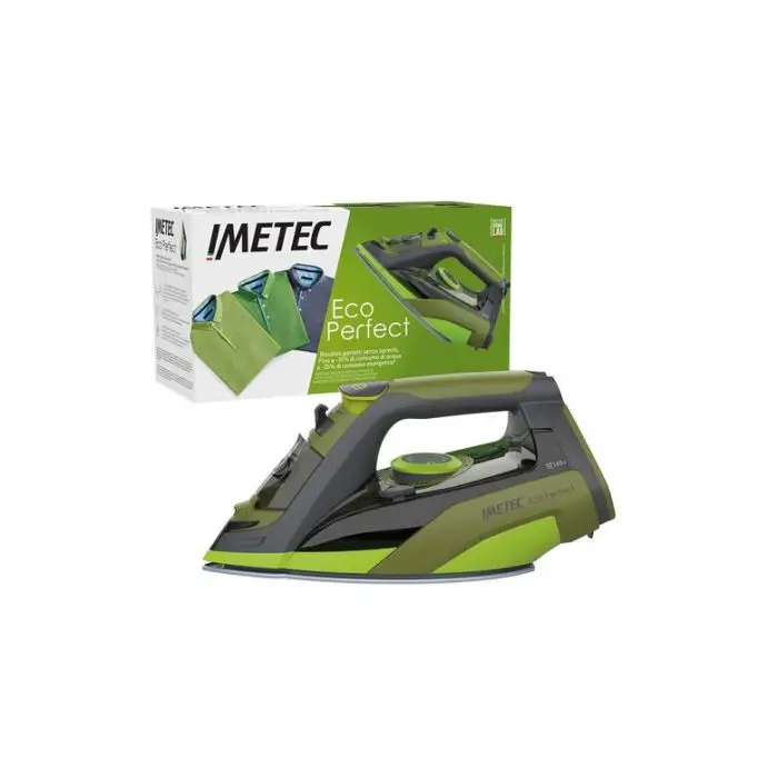 Imetec Eco Perfect Ferro da stiro a secco e a vapore Pro Ceramic soleplate 2400 W Verde, Grigio , 143697 , Immagine 9