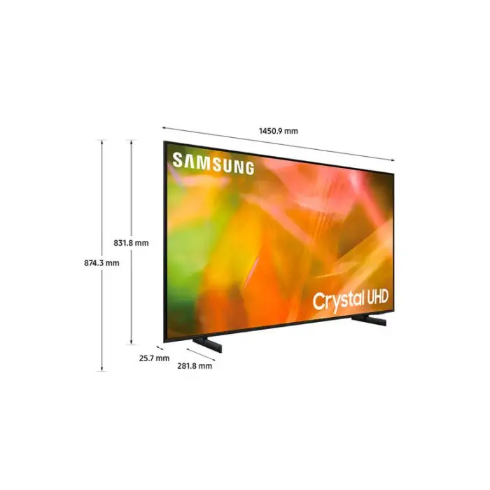 Samsung Series 8 TV Crystal UHD 4K 65” UE65AU8070 Smart TV Wi-Fi Black 2021 , 135570 , Immagine 3