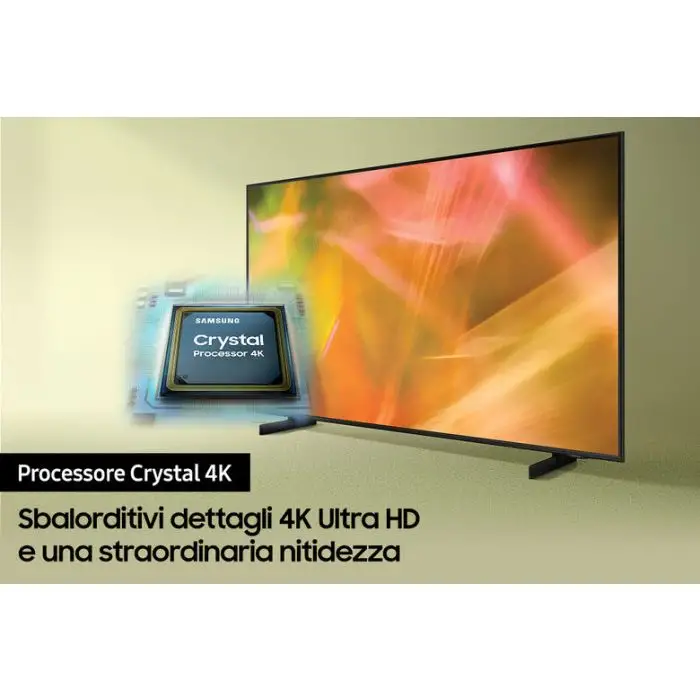 Samsung Series 8 TV Crystal UHD 4K 65” UE65AU8070 Smart TV Wi-Fi Black 2021 , 135570 , Immagine 5