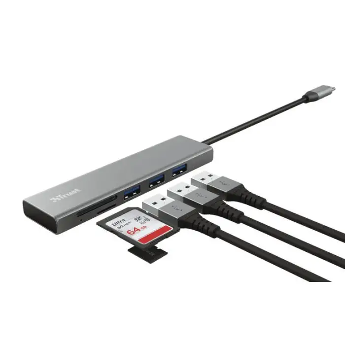 Trust Halyx USB 3.2 Gen 1 (3.1 Gen 1) Type-C 104 Mbit/s Alluminio , 146070 , Immagine 2