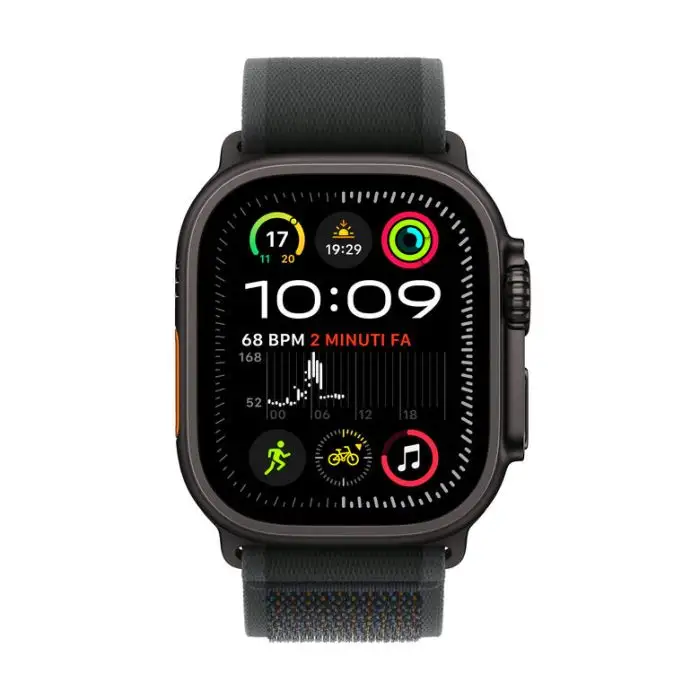 Apple Watch Ultra 2 GPS + Cellular 49mm Cassa Titanio Nero con Nero Trail Loop - M/L , Pc Notebook , 155551 , Immagine 2