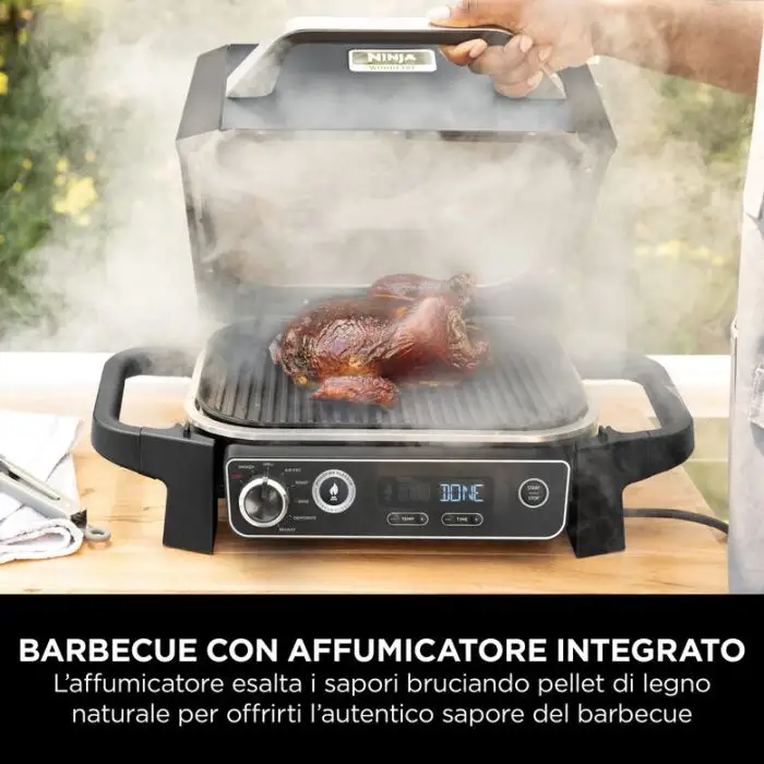 Ninja Barbecue elettrico Woodfire con affumicatore integrato OG701EU , 158128 , Immagine 11