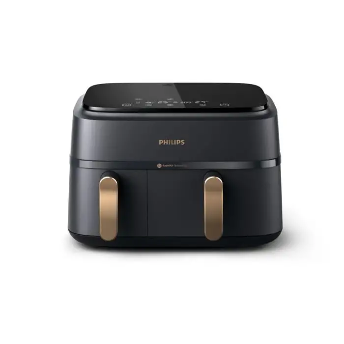 Philips 3000 series Airfryer doppio cestello, friggitrice ad aria da 9.0L, 12 metodi di cottura, App per ricette NA352/00 , 157371 , Immagine 3