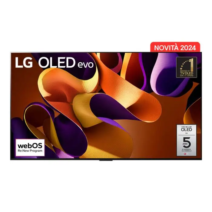 LG Oled65G45LW Televisione Smart TV 65 Pollici Oled Evo 4K Serie G4 Dolby Vision , 153452 , Immagine 2
