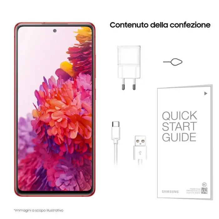 Samsung Galaxy S20 FE 4G, Processore Snapdragon 865, Display 6.5&quot; Super AMOLED, 3 fotocamere posteriori, 128 GB Espandibili, RAM 6GB, , Batteria 4.500mAh, Hybrid SIM, Cloud Red , 137412 , Immagine 8