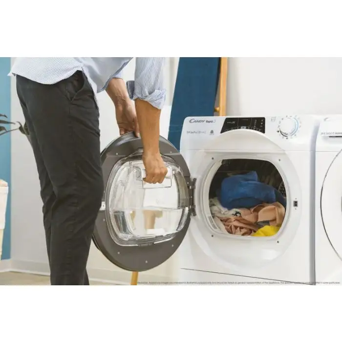 Candy RapidÓ ROE H8A3TSEX-S asciugatrice Libera installazione Caricamento frontale 8 kg A+++ Bianco , 154474 , Immagine 4