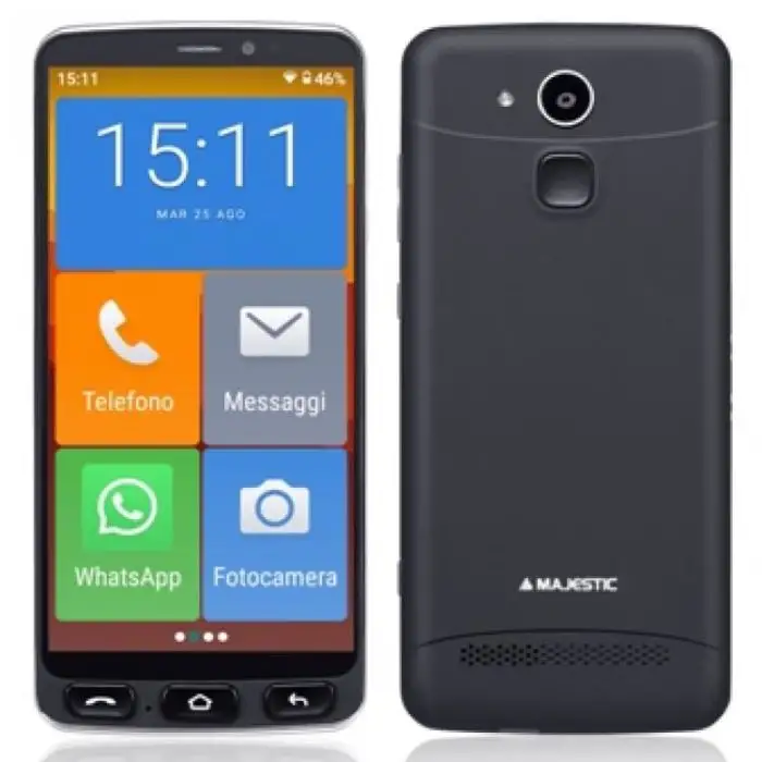 New Majestic Joe 14 cm (5.5&quot;) SIM singola Android 10.0 3G USB tipo-C 2 GB 16 GB 2400 mAh Nero , 135678 , Immagine 2