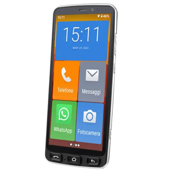 New Majestic Joe 14 cm (5.5&quot;) SIM singola Android 10.0 3G USB tipo-C 2 GB 16 GB 2400 mAh Nero , 135678 , Immagine 4