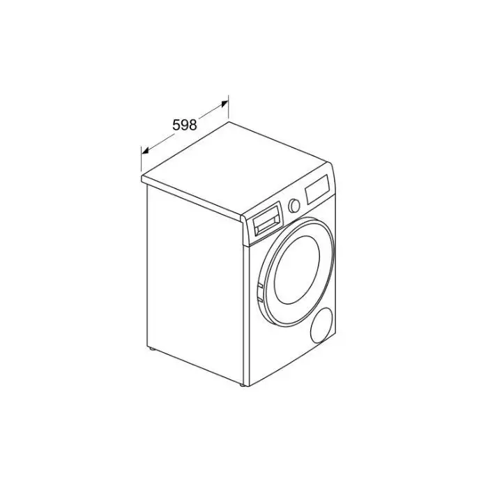 Bosch Serie 4 WNA13400IT lavasciuga Libera installazione Caricamento frontale Bianco E , 136055 , Immagine 7