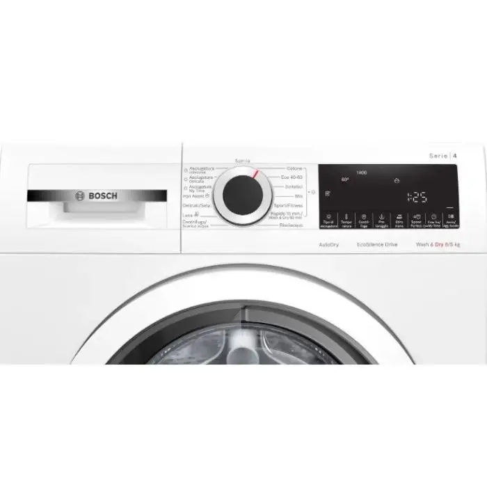 Bosch Serie 4 WNA13400IT lavasciuga Libera installazione Caricamento frontale Bianco E , 136055 , Immagine 2