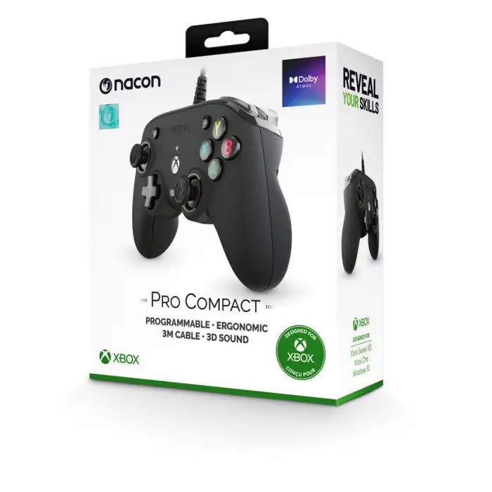 NACON Pro Compact Controller Nero USB Gamepad Xbox One, Xbox Series S, Xbox Series X , 137206 , Immagine 10