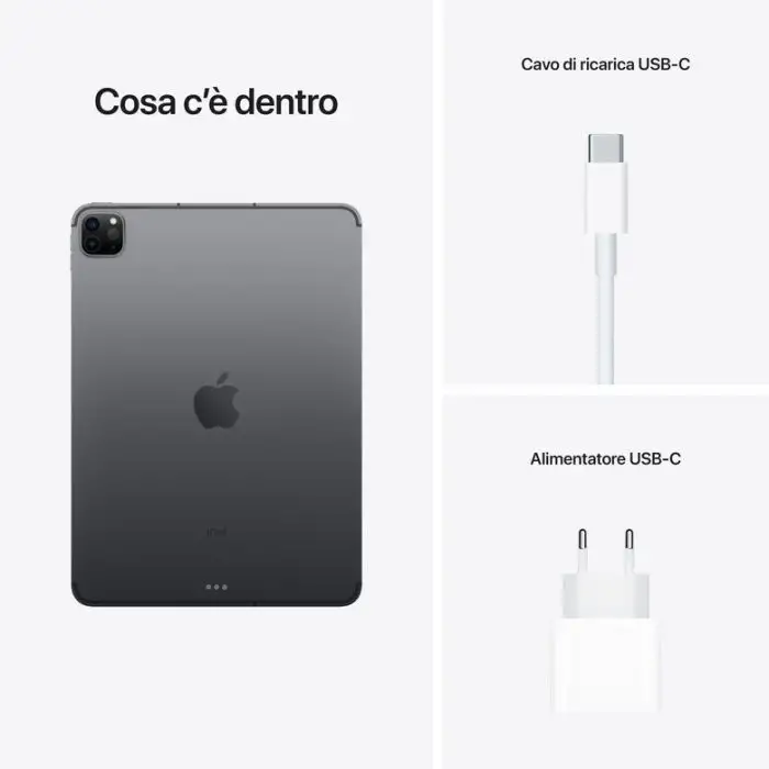 Apple iPad Pro 11&quot; con Chip M1 (terza gen.) Wi-Fi + Cellular 128GB - Grigio siderale , 136471 , Immagine 10