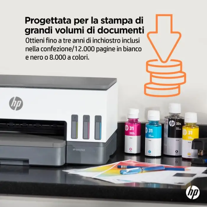 HP Smart Tank Stampante multifunzione 7005, Color, Stampante per Stampa, scansione, copia, wireless, scansione verso PDF , 151952 , Immagine 9