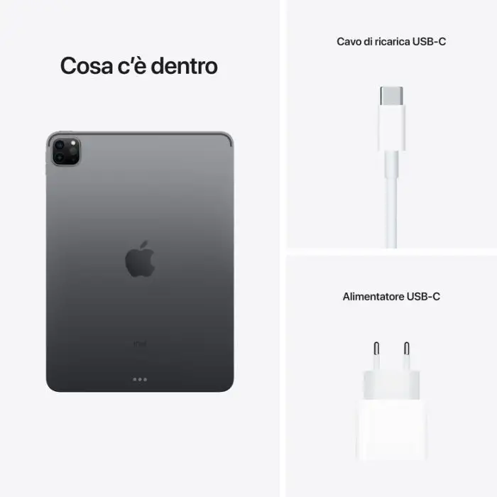Apple iPad Pro 11&quot; con Chip M1 (terza gen.) Wi-Fi 512GB - Grigio siderale , Default Category , 136487 , Immagine 10