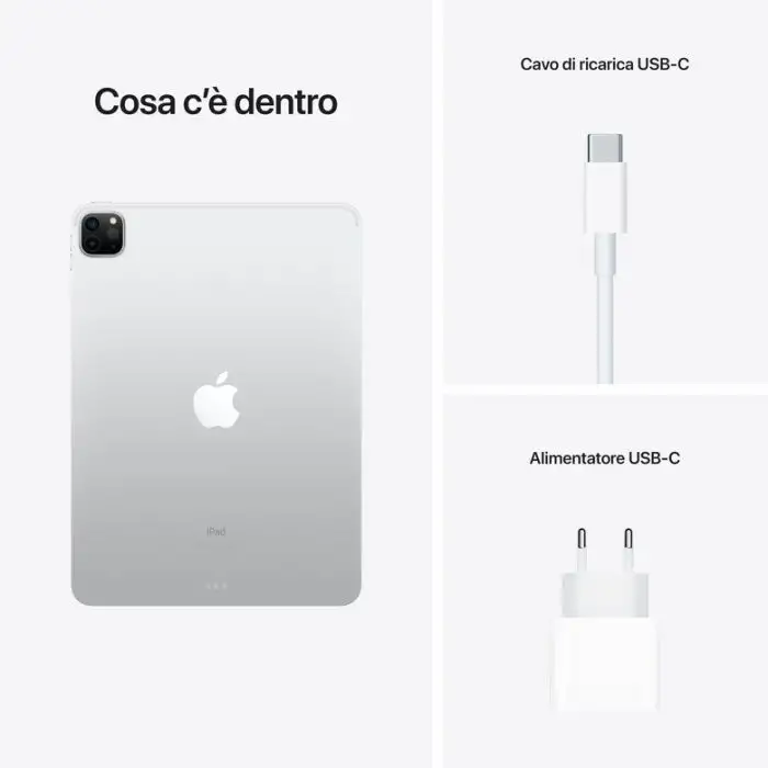 Apple iPad Pro 11&quot; con Chip M1 (terza gen.) Wi-Fi 256GB - Argento , 136484 , Immagine 10