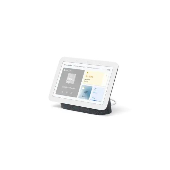 Google Nest Hub (2 generazione) Dispositivo per la smart home con Assistente Charcoal , 136541 , Immagine 2