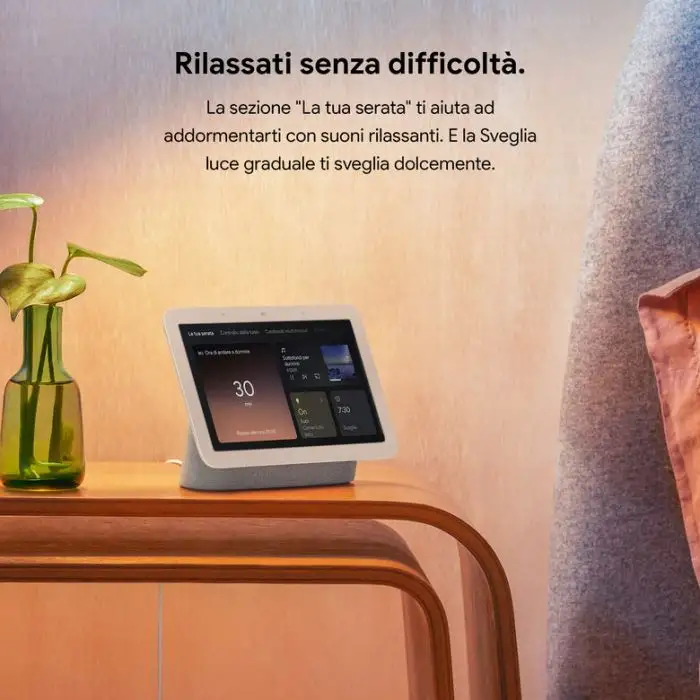 Google Nest Hub (2 generazione) Dispositivo per la smart home con Assistente Charcoal , 136541 , Immagine 7