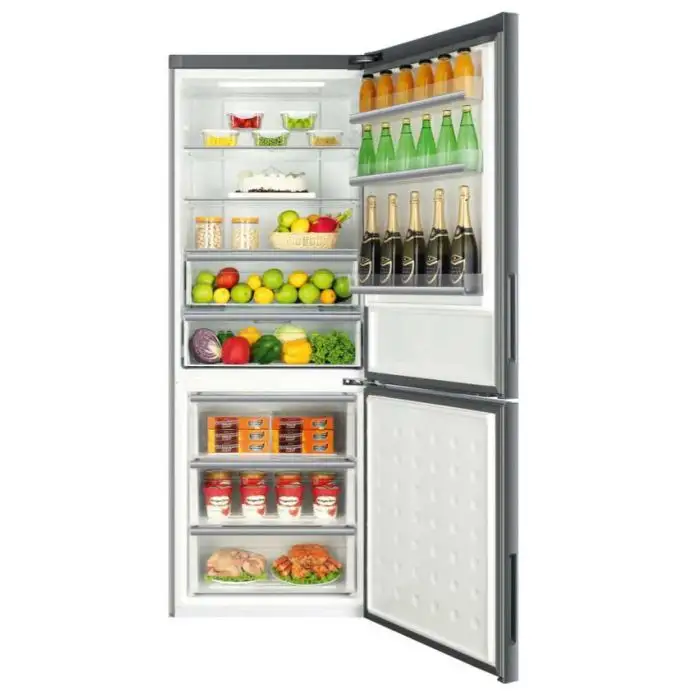 Haier C3FE844CGJ frigorifero con congelatore Libera installazione 459 L D Argento , 123185 , Immagine 2