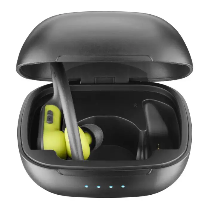 Cellularline SPRINTER Auricolare Bluetooth® con archetto modellabile e custodia di trasporto, con play time totale di oltre 30 ore ideali per lo sport Nero , 146855 , Immagine 4