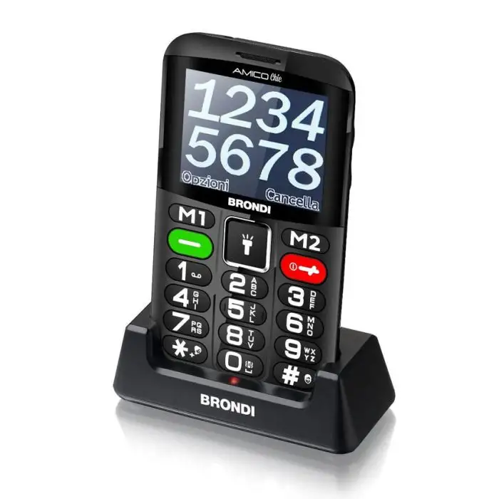 Brondi Amico Chic 6,1 cm (2.4&quot;) Nero Telefono cellulare basico , 127542 , Immagine 2