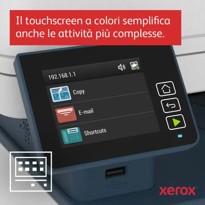 Xerox B235 A4 34 ppm Copia/Stampa/Scansione/Fax fronte/retro wireless PS3 PCL5e/6 ADF 2 vassoi Totale 251 fogli , 140326 , Immagine 8