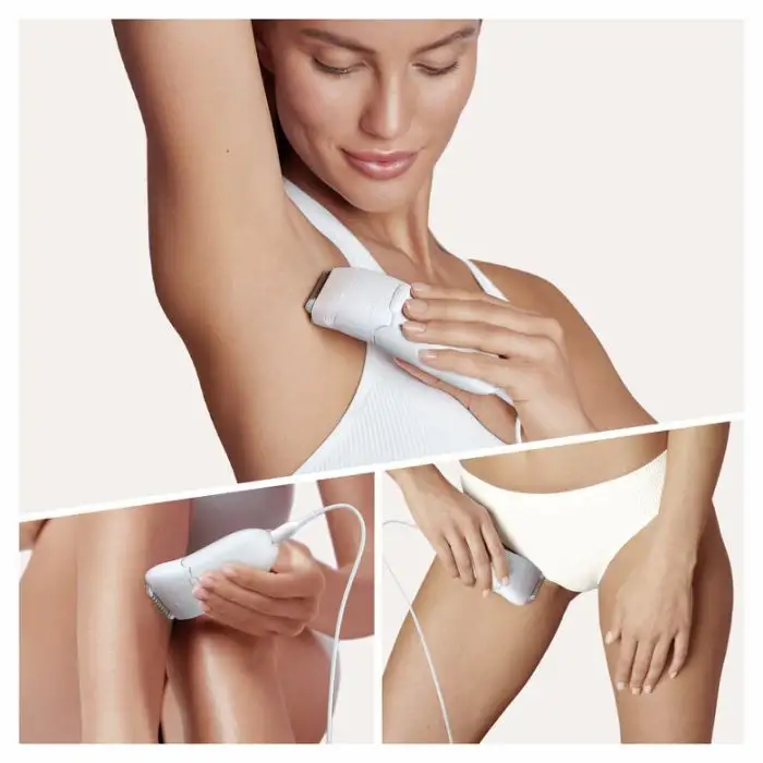 Braun Silk-épil 5 -825 Power Epilatore Donna Primi Utilizzi Delicato Con Filo Senza Interruzioni, Testina Radente, Cappuccio Regolator , 136403 , Immagine 10